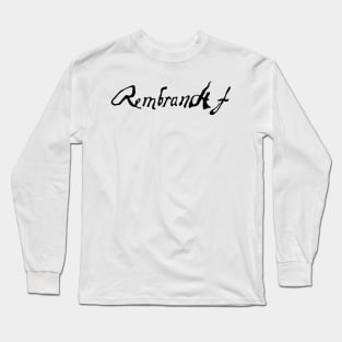 Rembrandt signature Long Sleeve T-Shirt